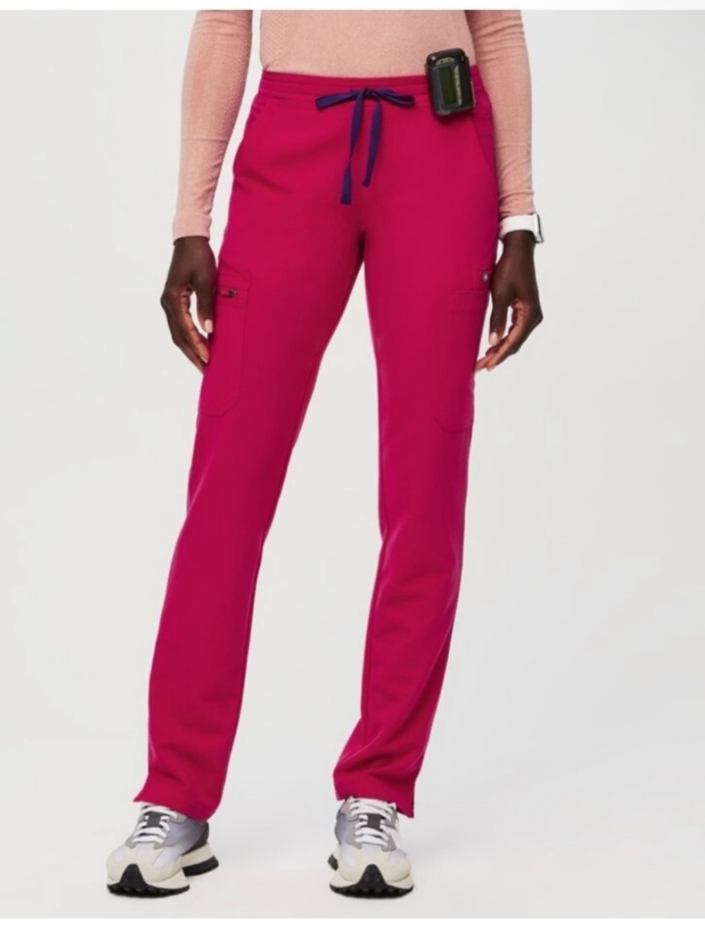 Figs Yola Scrub Pants Ultra Rose Size XXL